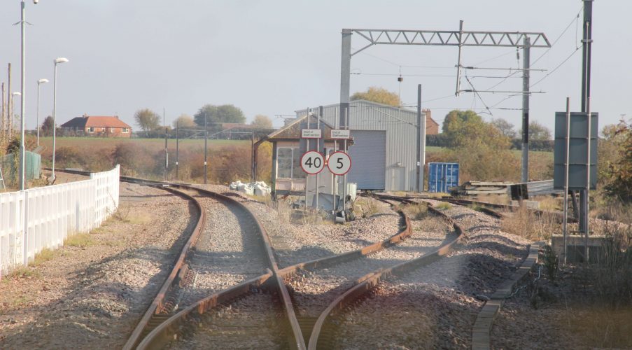 Shed and dummy overhead line equipment