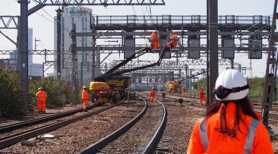 Stratford Easter rail works