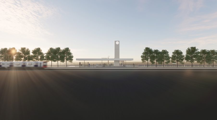 7N建筑师赢得驻地设计，宽阔的景观视图，白天