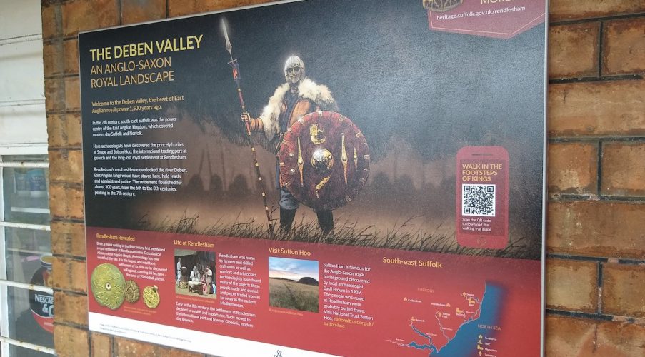 一个信息委员会，具有盎格鲁撒克逊的图像关于东南萨福克地区的历史