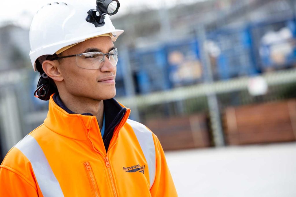 Signalling apprentice in PPE